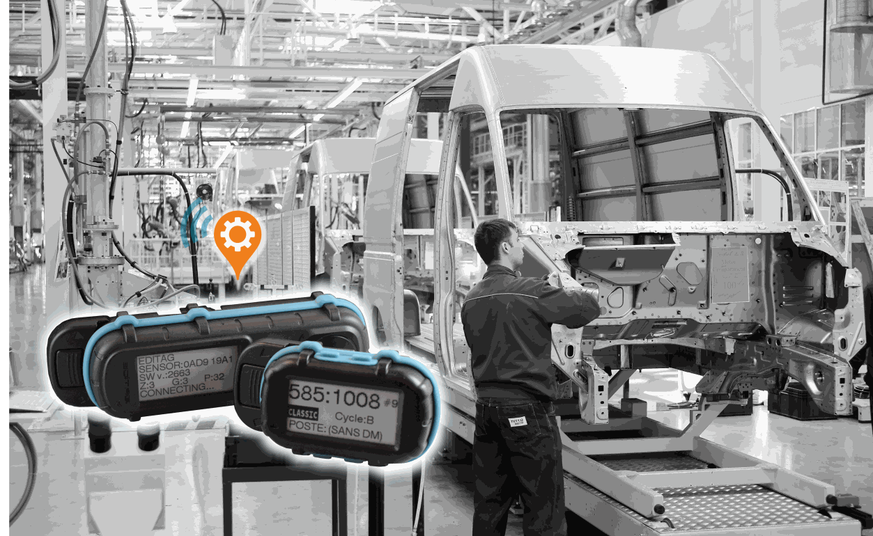 mOOnTAG : premiers capteurs IIoT pour localiser les ressources industrielles, suivre les processus de production et de logistique.