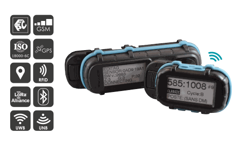 capteur IoT mOOnTAG pour digitaliser les gestes métiers. mOOnTAG : premier capteur IIoT hybride, mutli-technologies pour digitaliser les gestes métiers.
