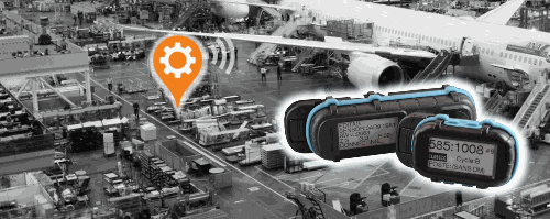Identifier, localiser et suivre les équipements et processus industriels avec le RTLS hybride. Chaque objet à suivre est menu d'un identifiant.